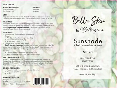 Package Label (Bella 203)